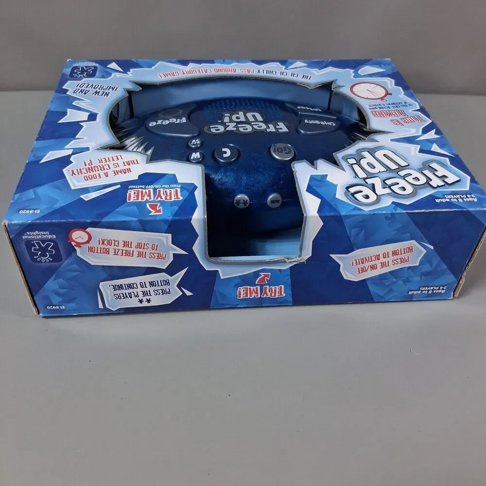 Freeze Up! Game Educational Electronic Word Game NIP Tested Works Video